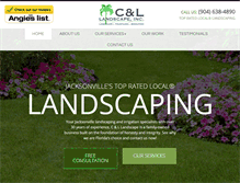 Tablet Screenshot of cllandscape.com